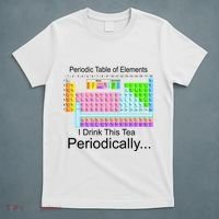 I Drink This Tea Periodically Periodic Table of Elements T-Shirt thumb 5