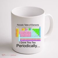 I Drink This Tea Periodically Periodic Table of Elements Coffee Mug thumb 1