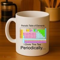 I Drink This Tea Periodically Periodic Table of Elements Coffee Mug thumb 4