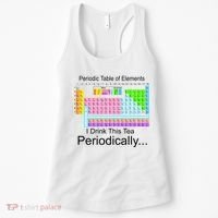 I Drink This Tea Periodically Periodic Table of Elements Women's Tank Top thumb 0