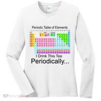 I Drink This Tea Periodically Periodic Table of Elements Women's Long Sleeve Shirt thumb 0