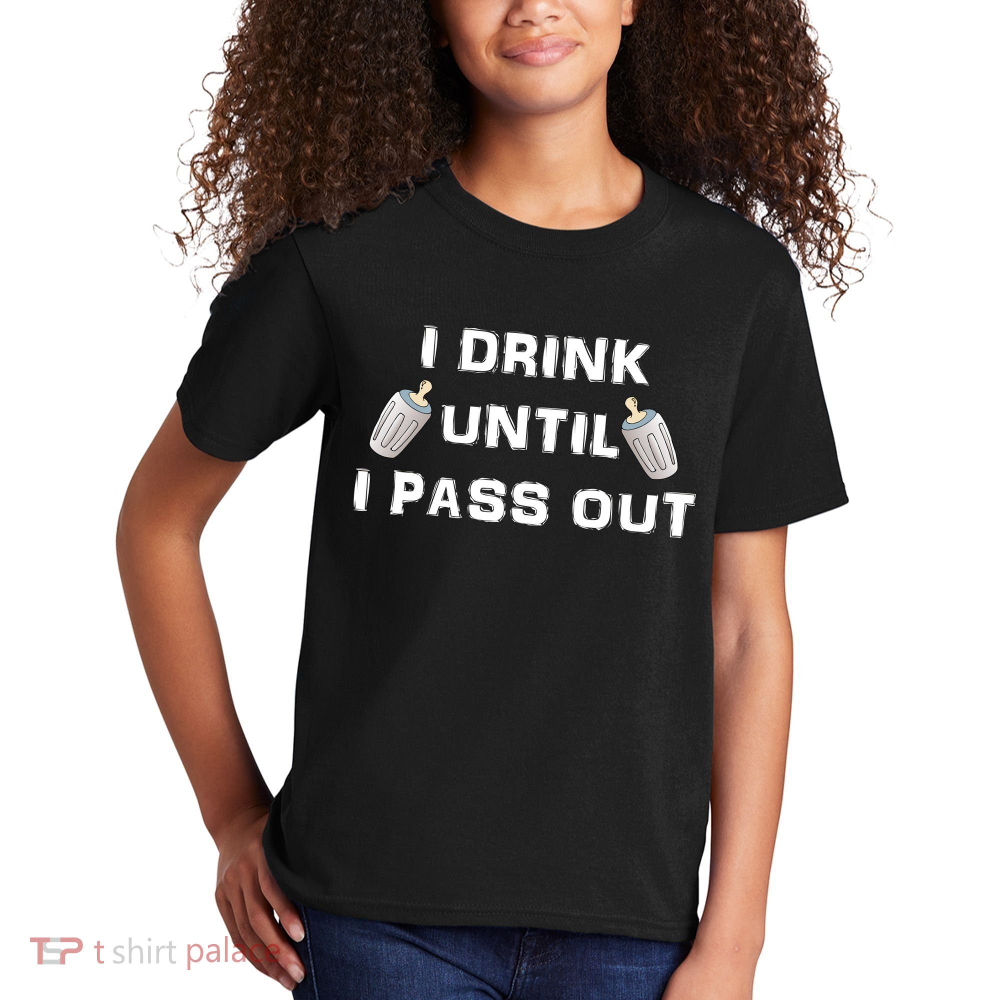 I Drink Until I Pass Out Kids T-Shirt