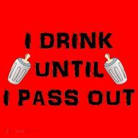 I Drink Until I Pass Out Santa Hat thumb 1