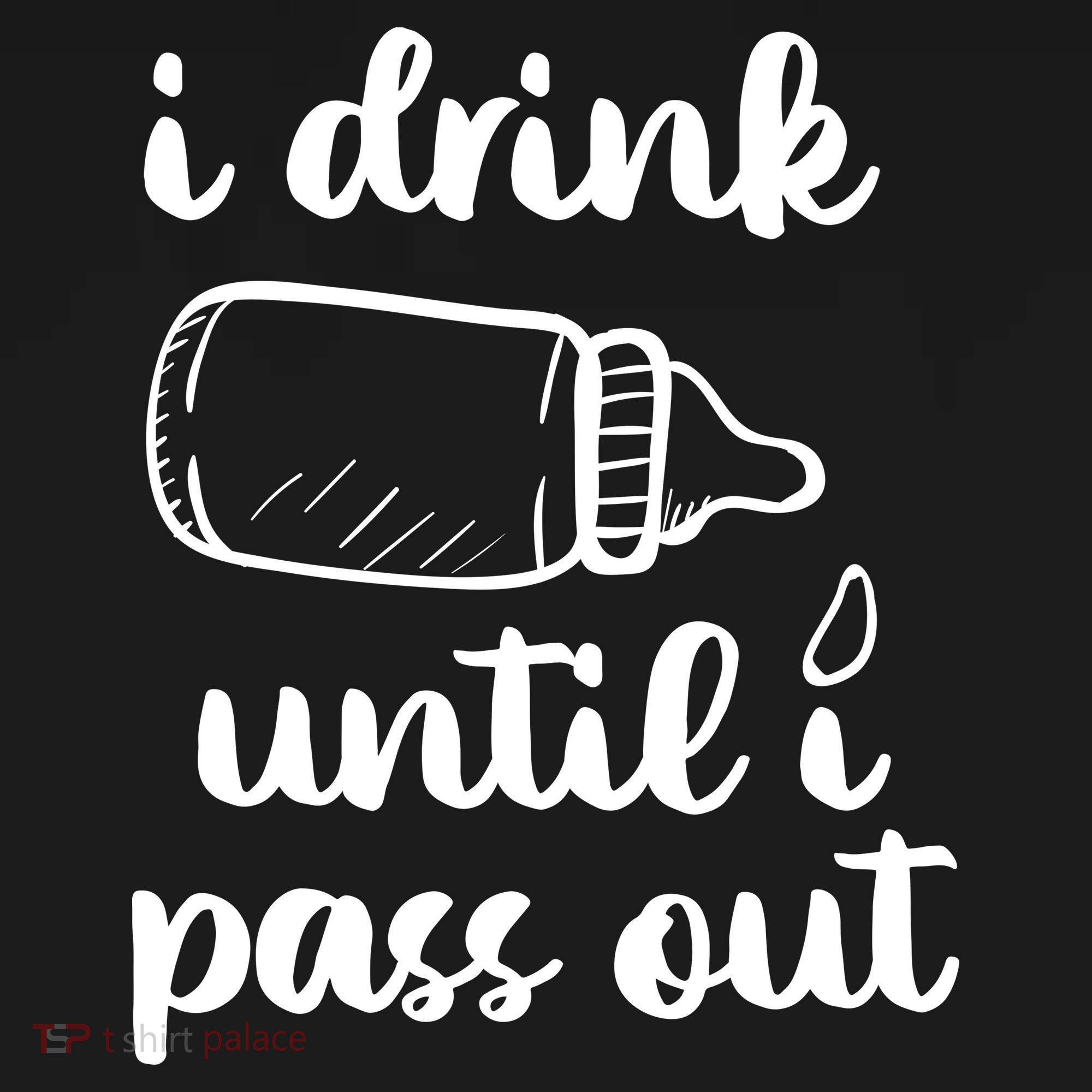 I Drink Until I Pass Out Funny Cute USA-Made Doggie Bandana
