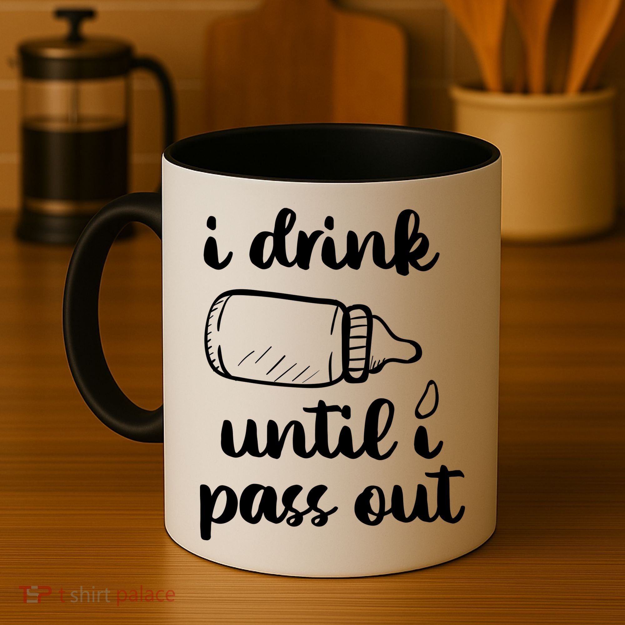 I Drink Until I Pass Out Funny Cute Coffee Mug