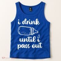 I Drink Until I Pass Out Funny Cute Tank Top thumb 2