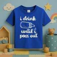 I Drink Until I Pass Out Funny Cute Toddler T-Shirt thumb 3