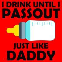 I Drink Until I Passout Just Like Daddy  Santa Hat thumb 1