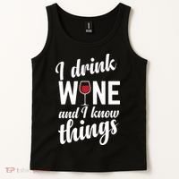 I Drink Wine And I Know Things Tank Top thumb 2