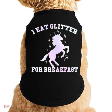 I Eat Glitter For Breakfast Doggie Tank