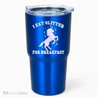 I Eat Glitter For Breakfast Tumbler thumb 0