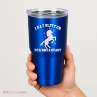 I Eat Glitter For Breakfast Tumbler thumb 2