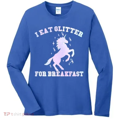 I Eat Glitter For Breakfast Women's Long Sleeve Shirt