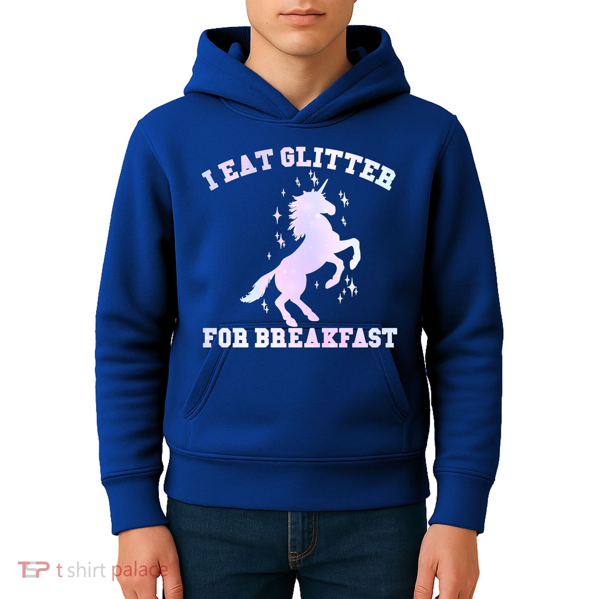 I Eat Glitter For Breakfast Kids Hoodie