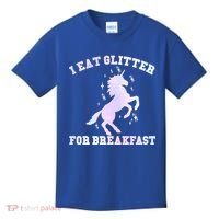 I Eat Glitter For Breakfast Kids T-Shirt thumb 0