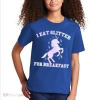 I Eat Glitter For Breakfast Kids T-Shirt thumb 2