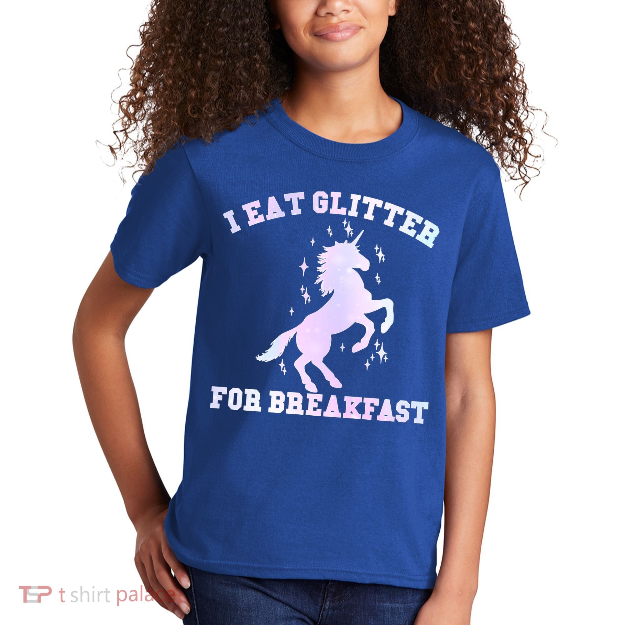 I Eat Glitter For Breakfast Kids T-Shirt