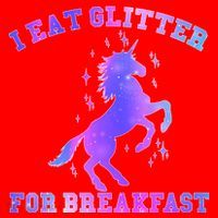 I Eat Glitter For Breakfast Santa Hat thumb 1