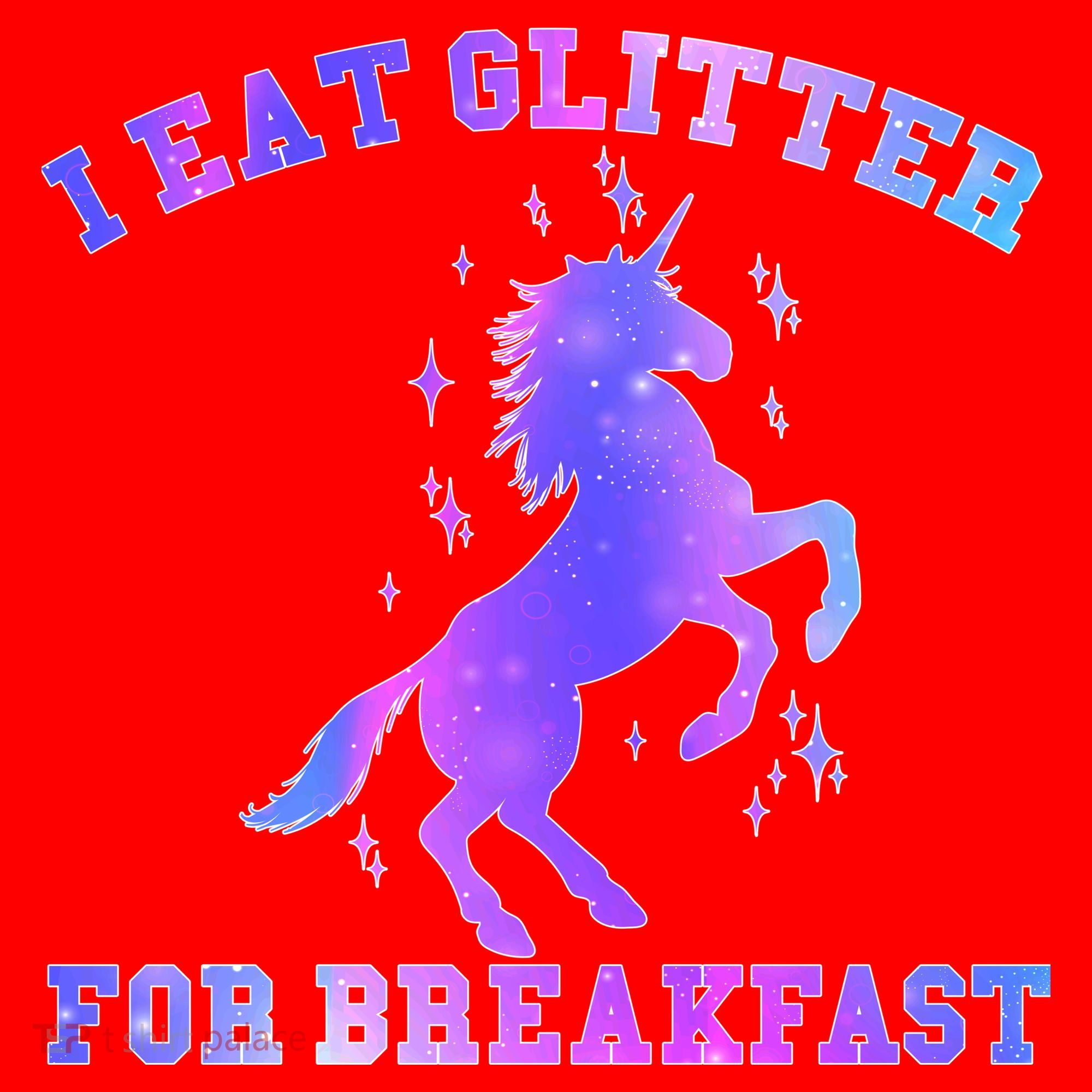 I Eat Glitter For Breakfast Santa Hat