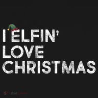 I Elfin Love Christmas Doggie Tank thumb 4