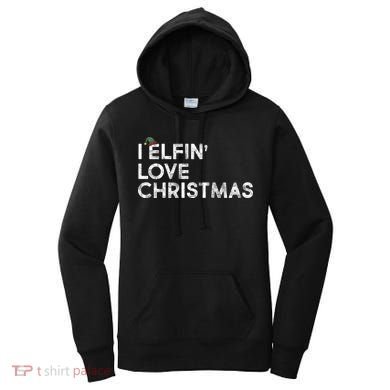 I Elfin Love Christmas Women's Hoodie