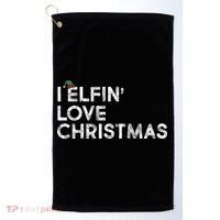 I Elfin Love Christmas Golf Towel thumb 0