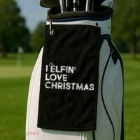 I Elfin Love Christmas Golf Towel thumb 2