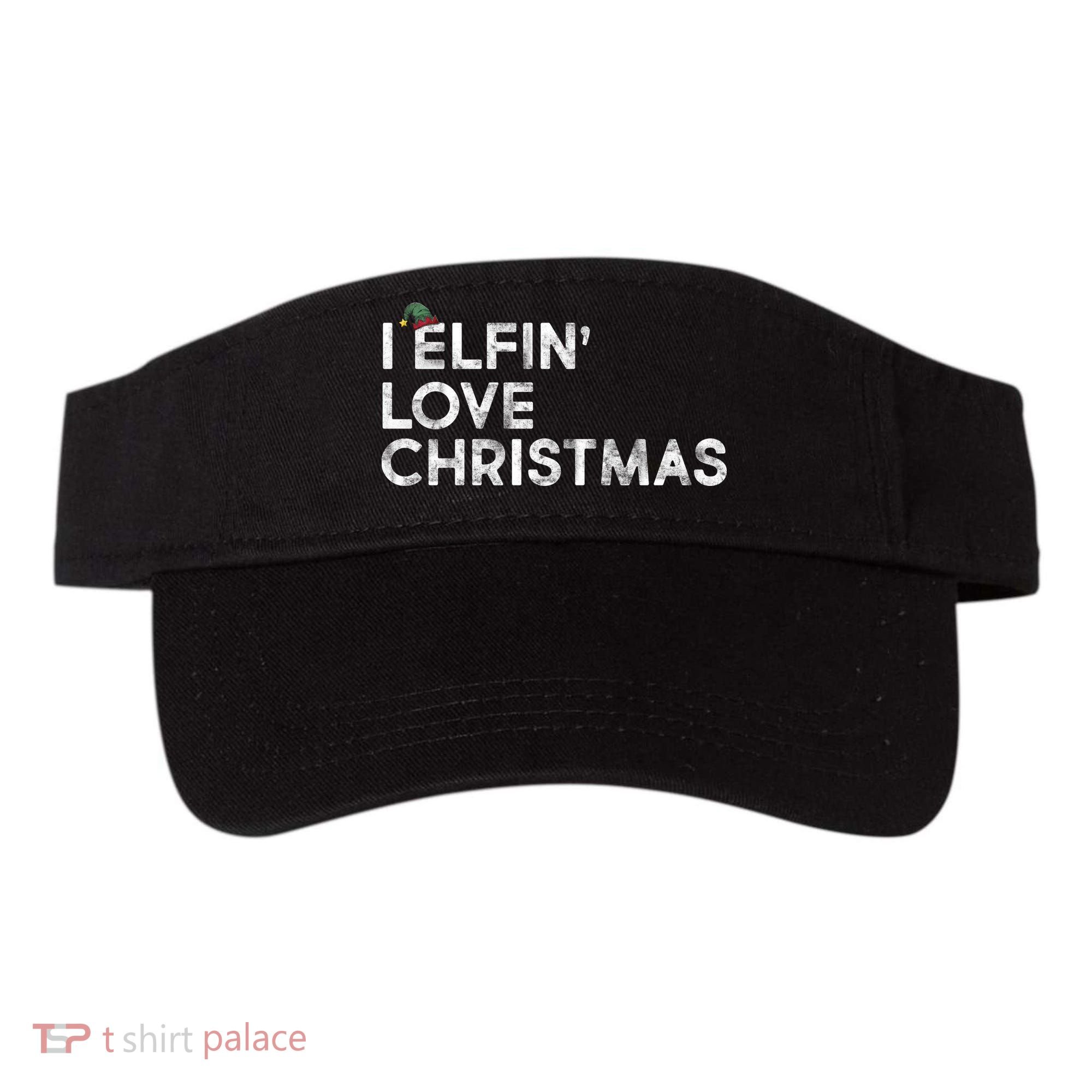 I Elfin Love Christmas Visor