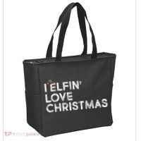 I Elfin Love Christmas Tote Bag thumb 2