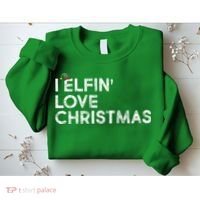 I Elfin Love Christmas Sweatshirt thumb 2