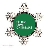 I Elfin Love Christmas Ornament thumb 0