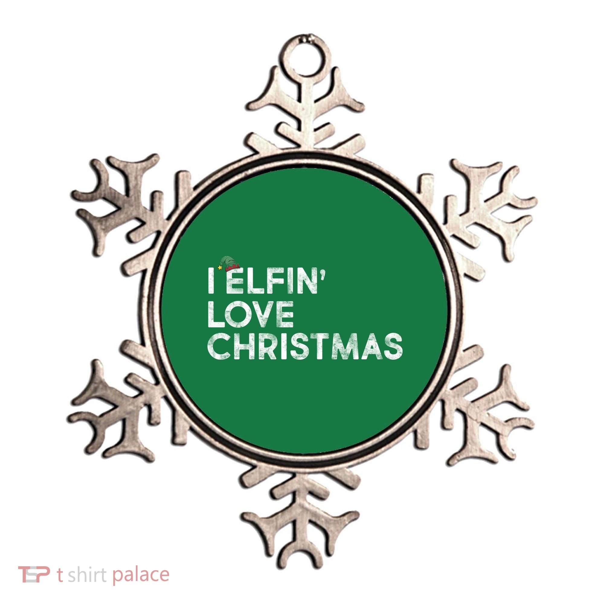 I Elfin Love Christmas Ornament