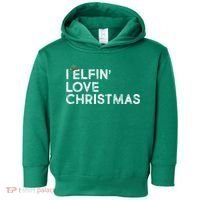 I Elfin Love Christmas Toddler Hoodie thumb 0