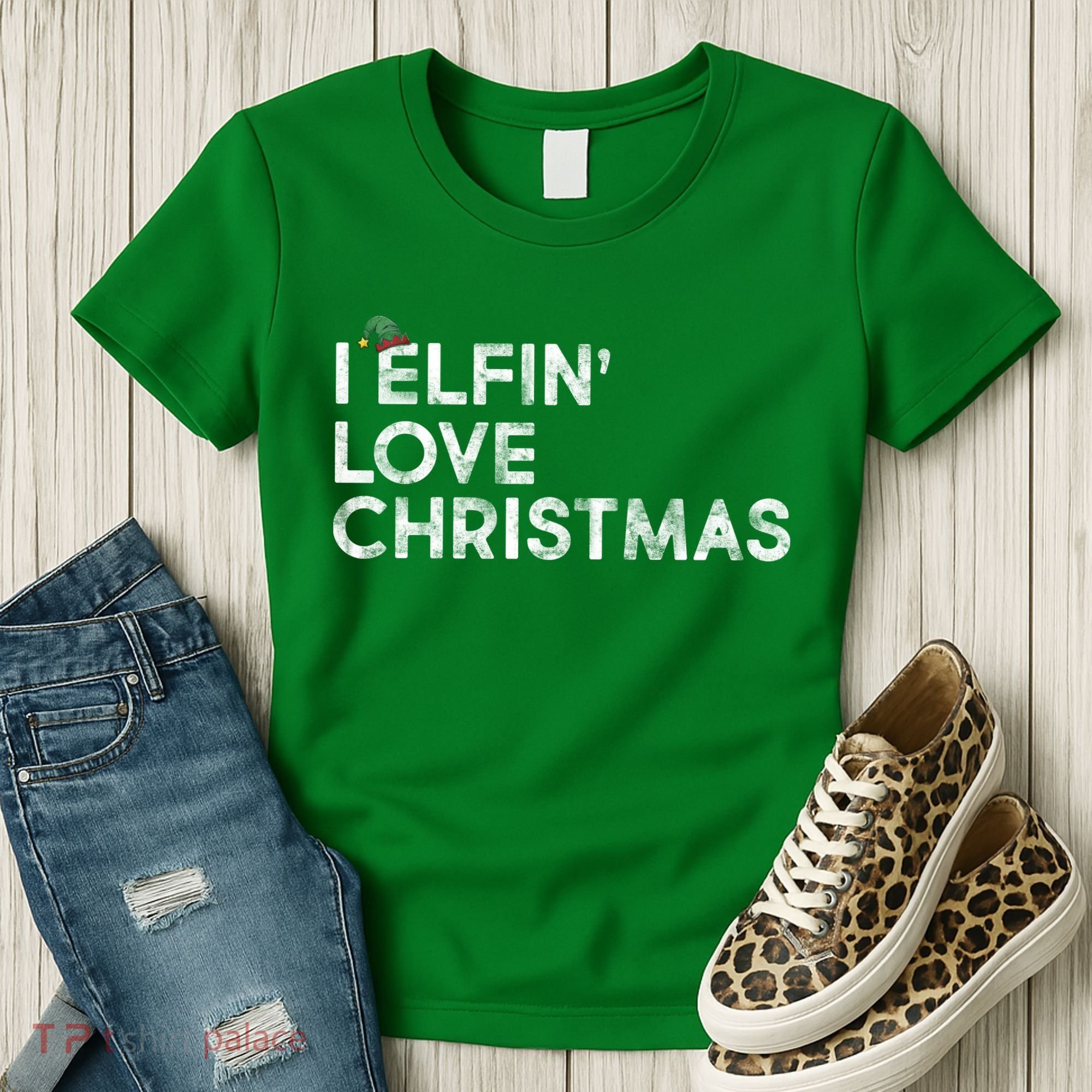 I Elfin Love Christmas Women's T-Shirt