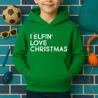 I Elfin Love Christmas Kids Hoodie thumb 2
