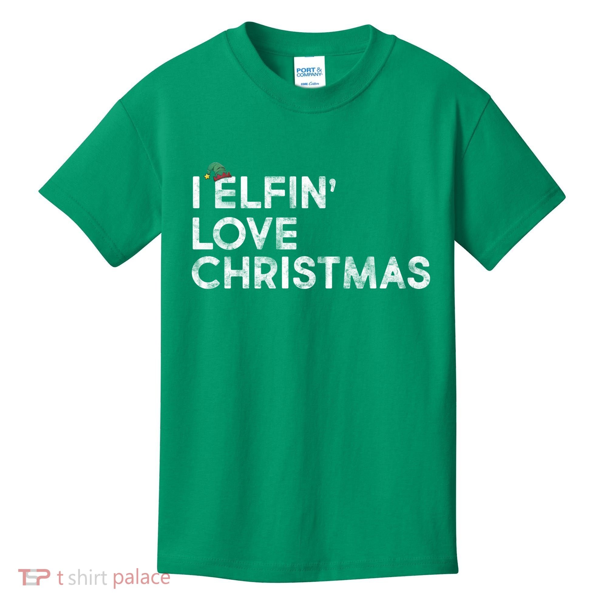 I Elfin Love Christmas Kids T-Shirt