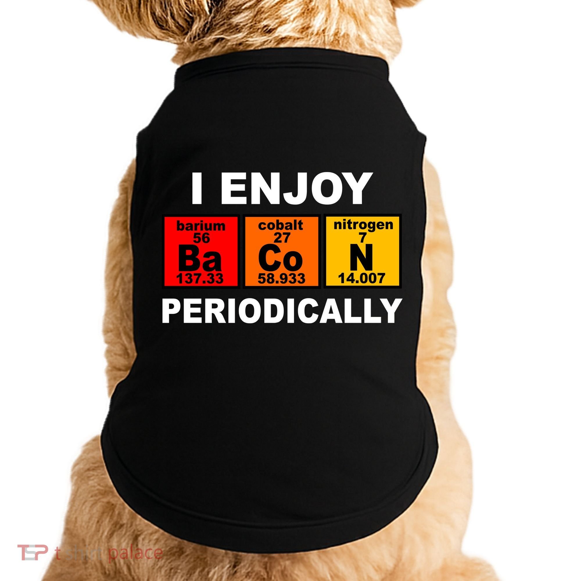 I Enjoy Bacon Periodically Doggie Tank