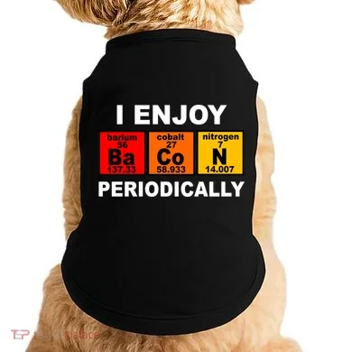 I Enjoy Bacon Periodically Doggie Tank