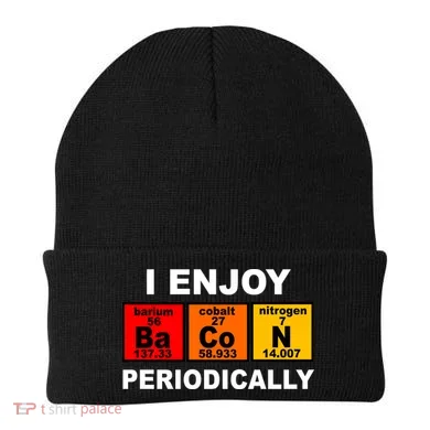I Enjoy Bacon Periodically Beanie