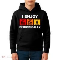 I Enjoy Bacon Periodically Kids Hoodie thumb 4