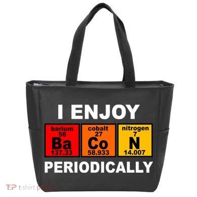 I Enjoy Bacon Periodically Tote Bag