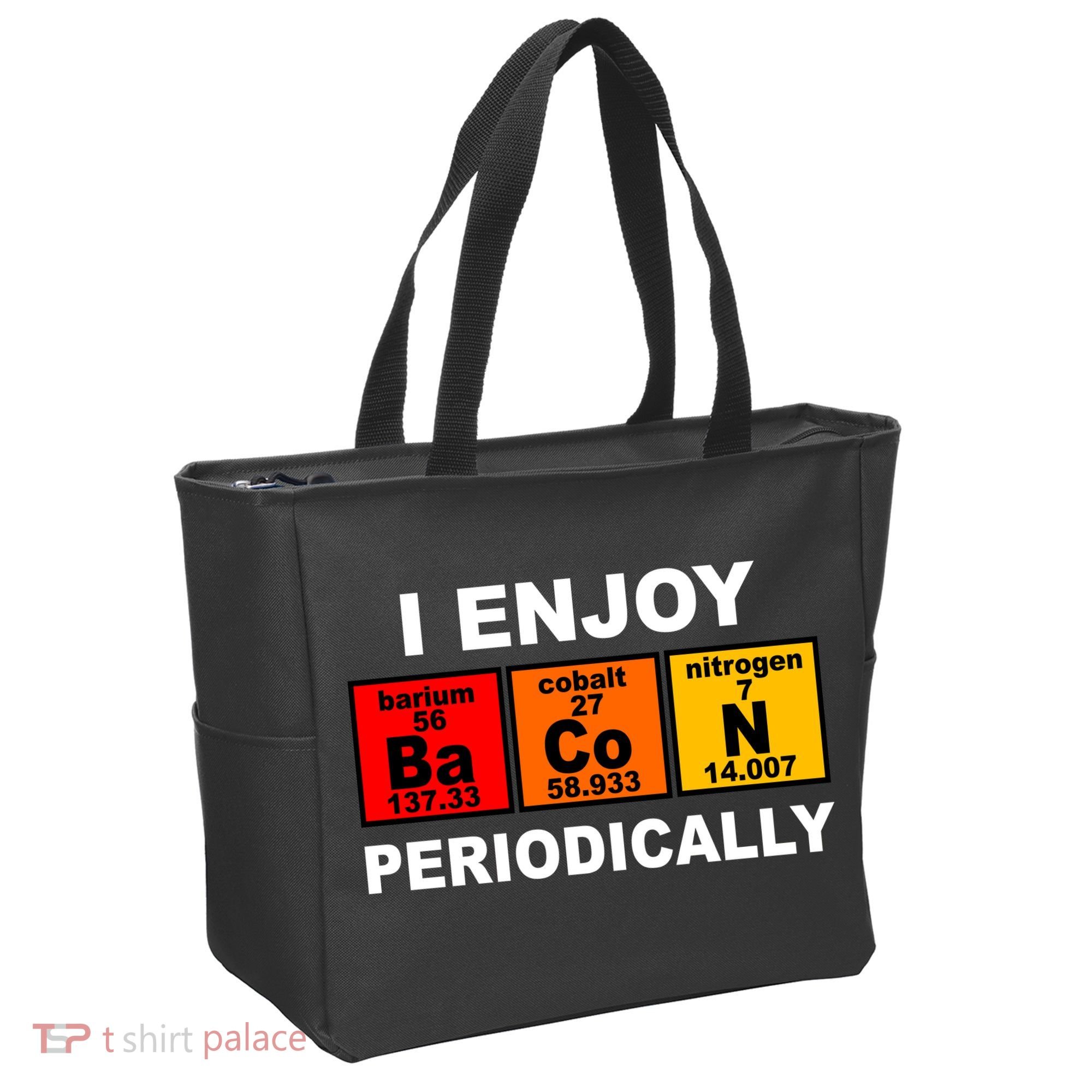 I Enjoy Bacon Periodically Tote Bag