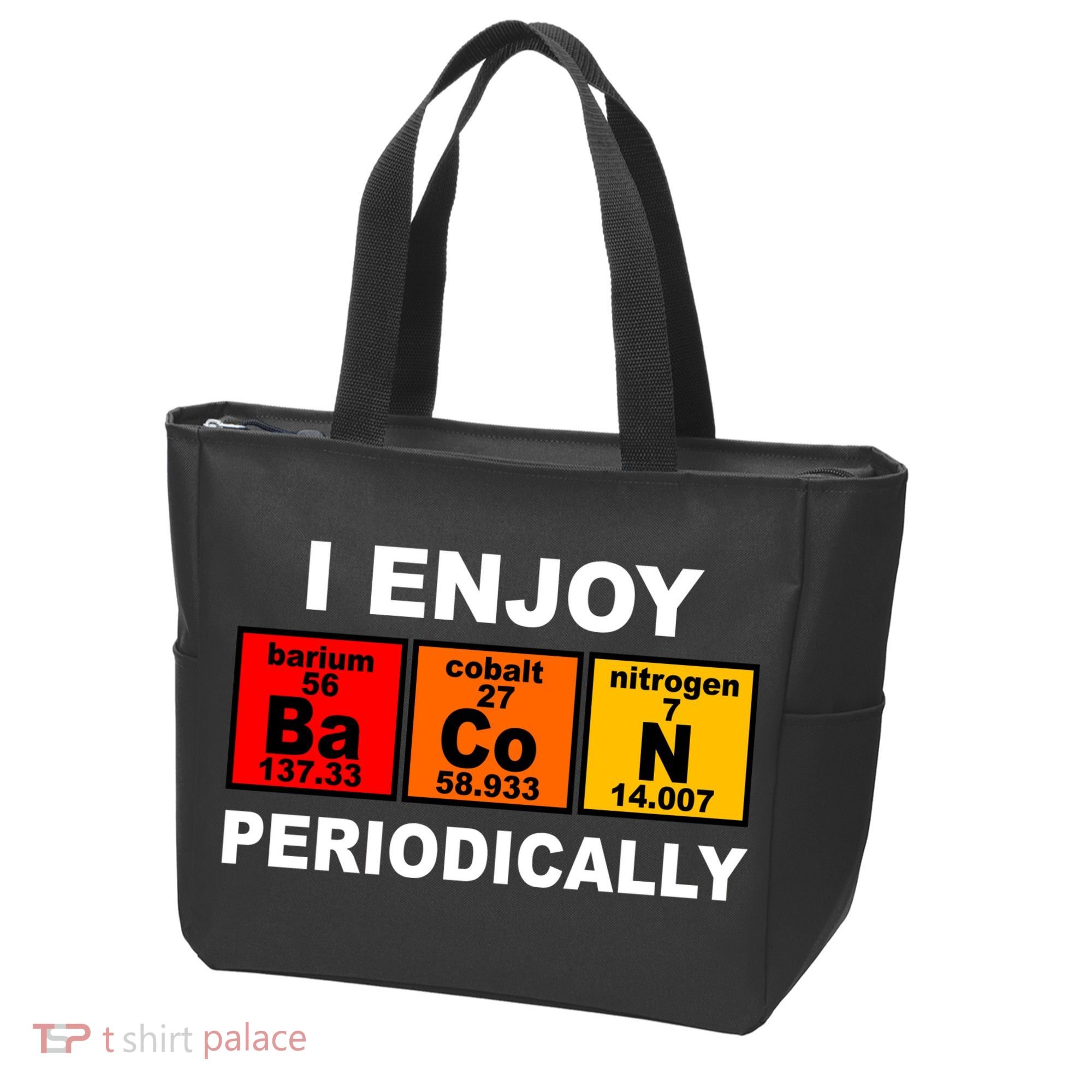 I Enjoy Bacon Periodically Tote Bag