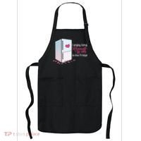 I Enjoy Long Romantic Walks To The Fridge Apron thumb 0