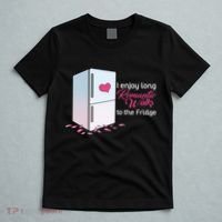 I Enjoy Long Romantic Walks To The Fridge T-Shirt thumb 5