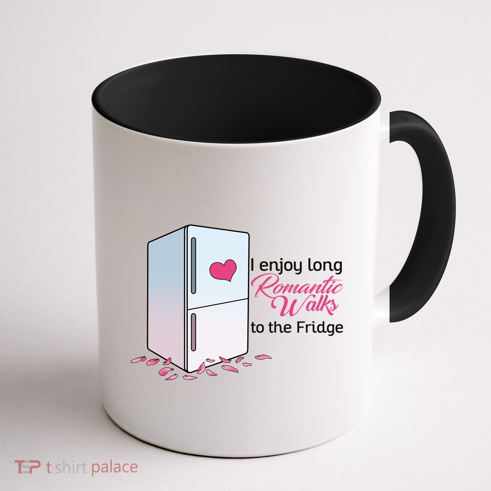 I Enjoy Long Romantic Walks To The Fridge Coffee Mug