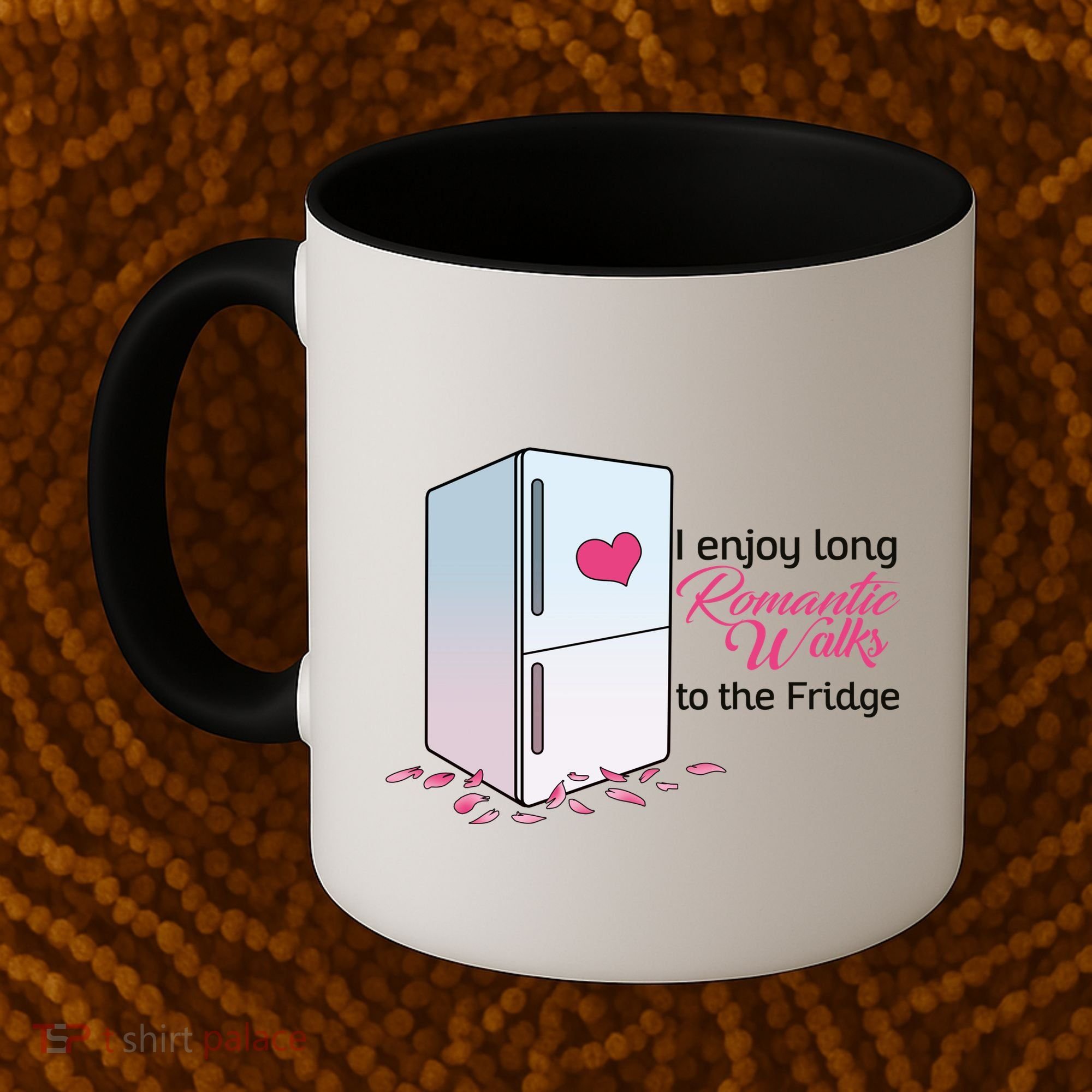 I Enjoy Long Romantic Walks To The Fridge Coffee Mug