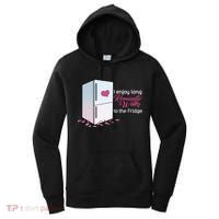 I Enjoy Long Romantic Walks To The Fridge Women's Hoodie thumb 0