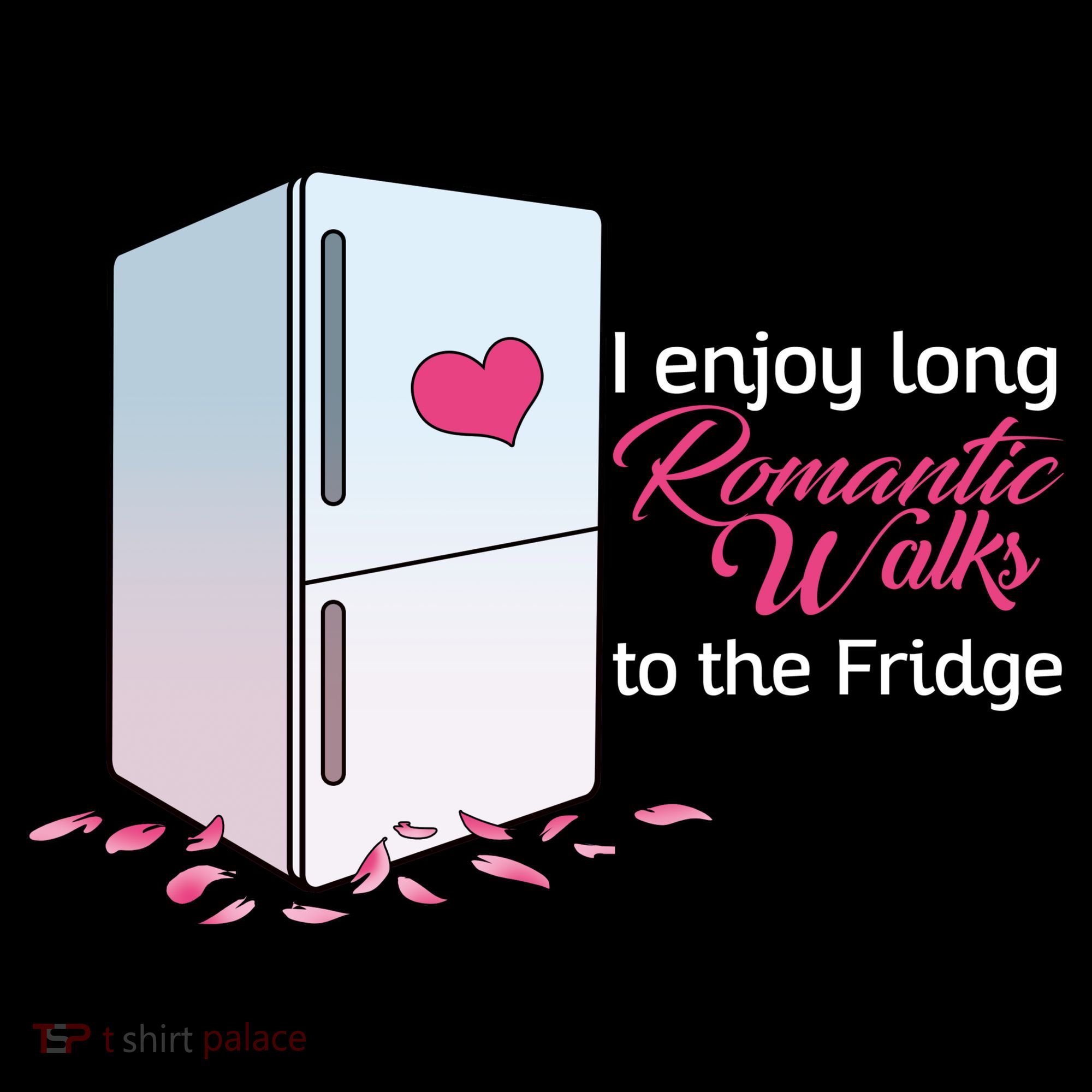 I Enjoy Long Romantic Walks To The Fridge Ornament