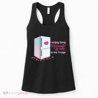 I Enjoy Long Romantic Walks To The Fridge Women's Tank Top thumb 0
